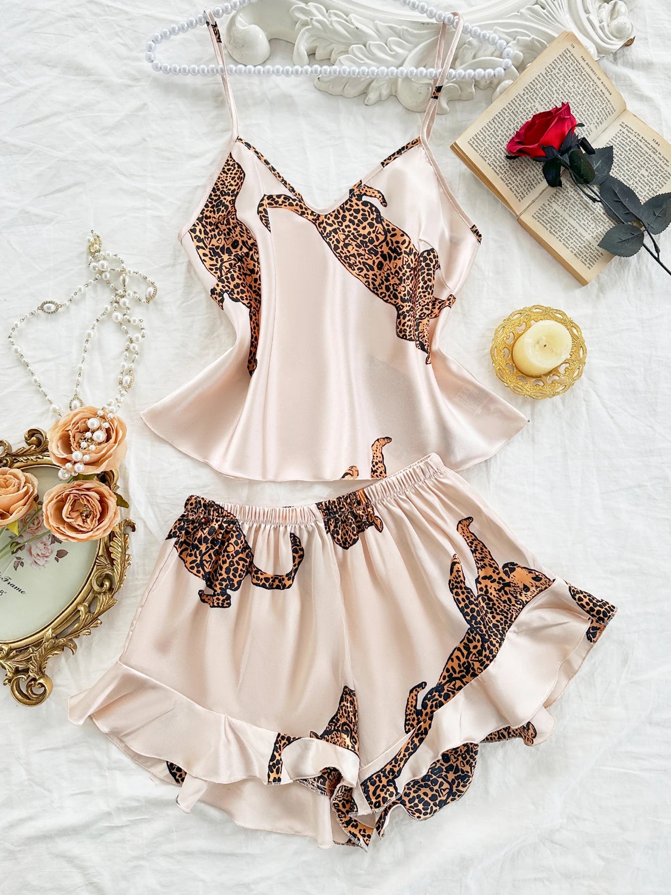 Blush Leopard 2-Piece Soft Girl Loungewear