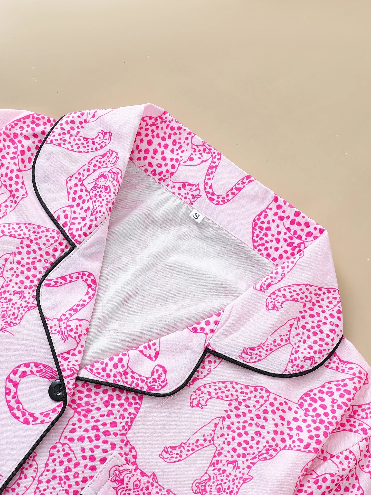 Pink Panther 2-Piece Set Soft Girl Sleepwear