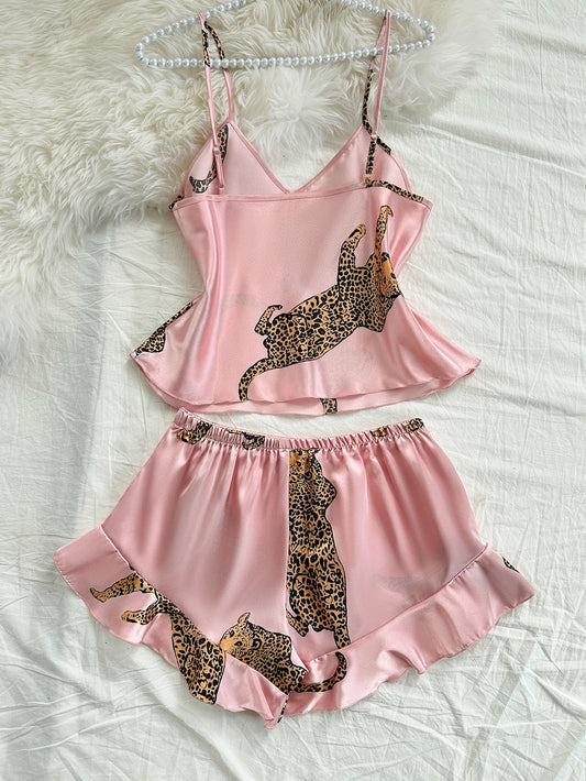 Blush Leopard 2-Piece Soft Girl Loungewear